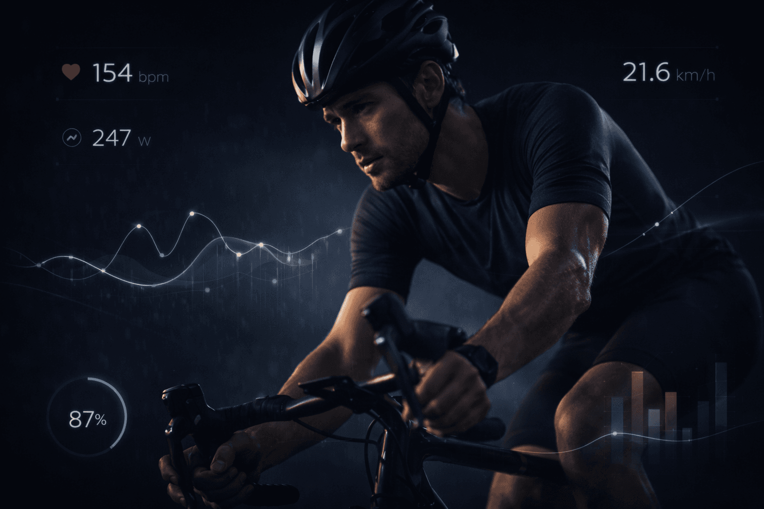 Endurance athlete in motion